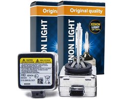Xenon Lampen D1S 8000K – Set van 2 – 35W 85V – IJsblauw Licht – Geschikt voor Audi, BMW, Mercedes, Volkswagen, Peugeot, Citroën, Opel, Volvo en meer