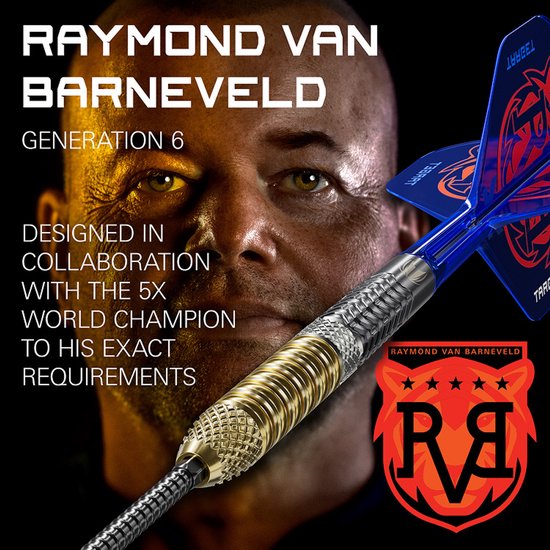 Target Raymond van Barneveld G6 Swiss Point 95% - Dartpijlen 21 Gram van Target — afbeelding 4