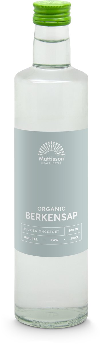 Mattisson - Biologische Berkensap - Sap van Berkenbomen - 100% Puur - 500 ml