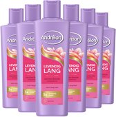 Andrélon Shampoo - Levendig Lang - verrijkt met biotine - 6 x 250 ml