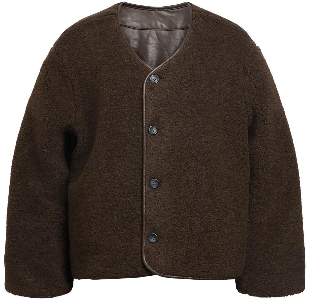 Object Olivia L/S LO Jacket Seal Bruin