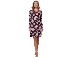 Pastunette Premium - Nachthemd - Burgundy Dream - Ecovero Viscose - Maat 46