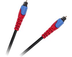 Cabletech Optische Kabel - SPDIF (Optisch) (m) naar SPDIF (Optisch) (m) - 1.5m - Zwart