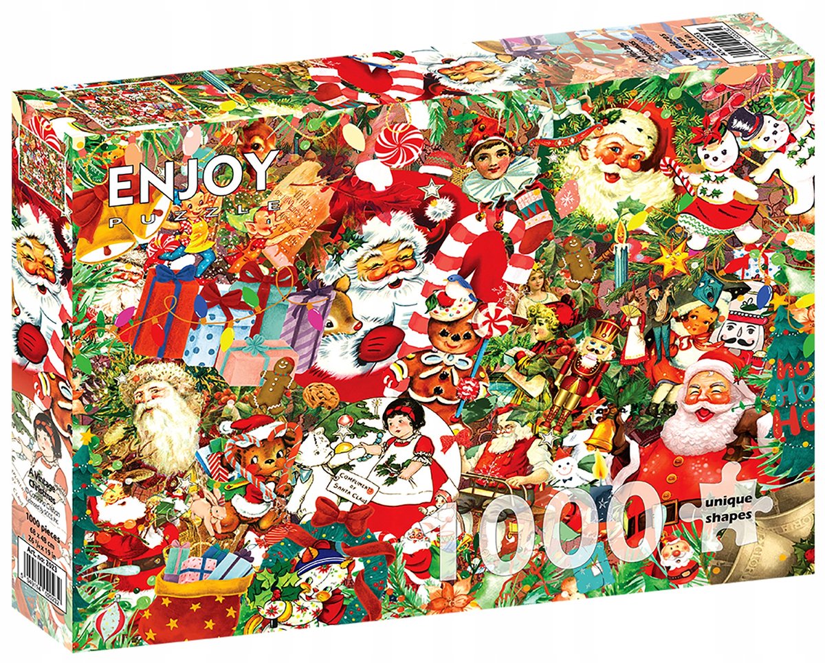 Geniet Puzzel 1000 Stukjes: Kerstherinneringen