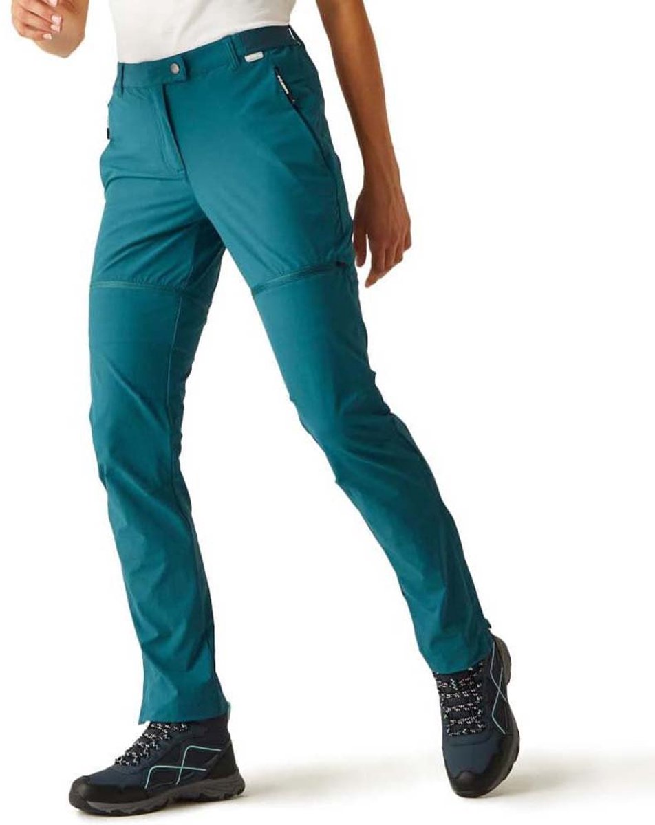 Regatta Mountain Zip Off Broek Short Vrouw Moroccan Blu