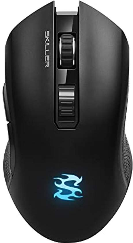 Souris Sharkoon Skiller SGM3 pour droitier, sans fil RF + USB Type-A, optique 6000 DPI