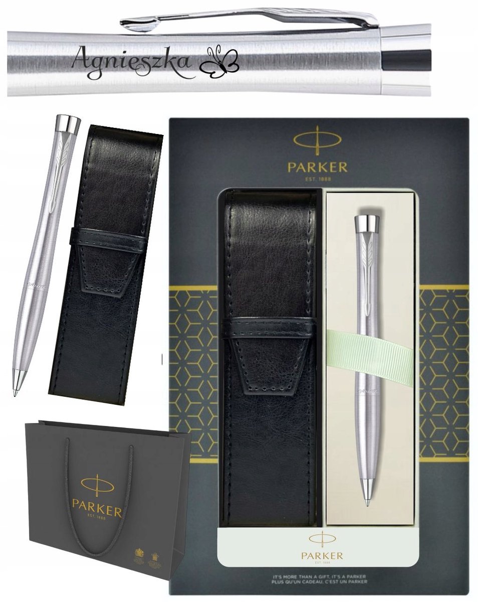 Parker Urban Metro Pen met gravure en etui - Elegante cadeauset