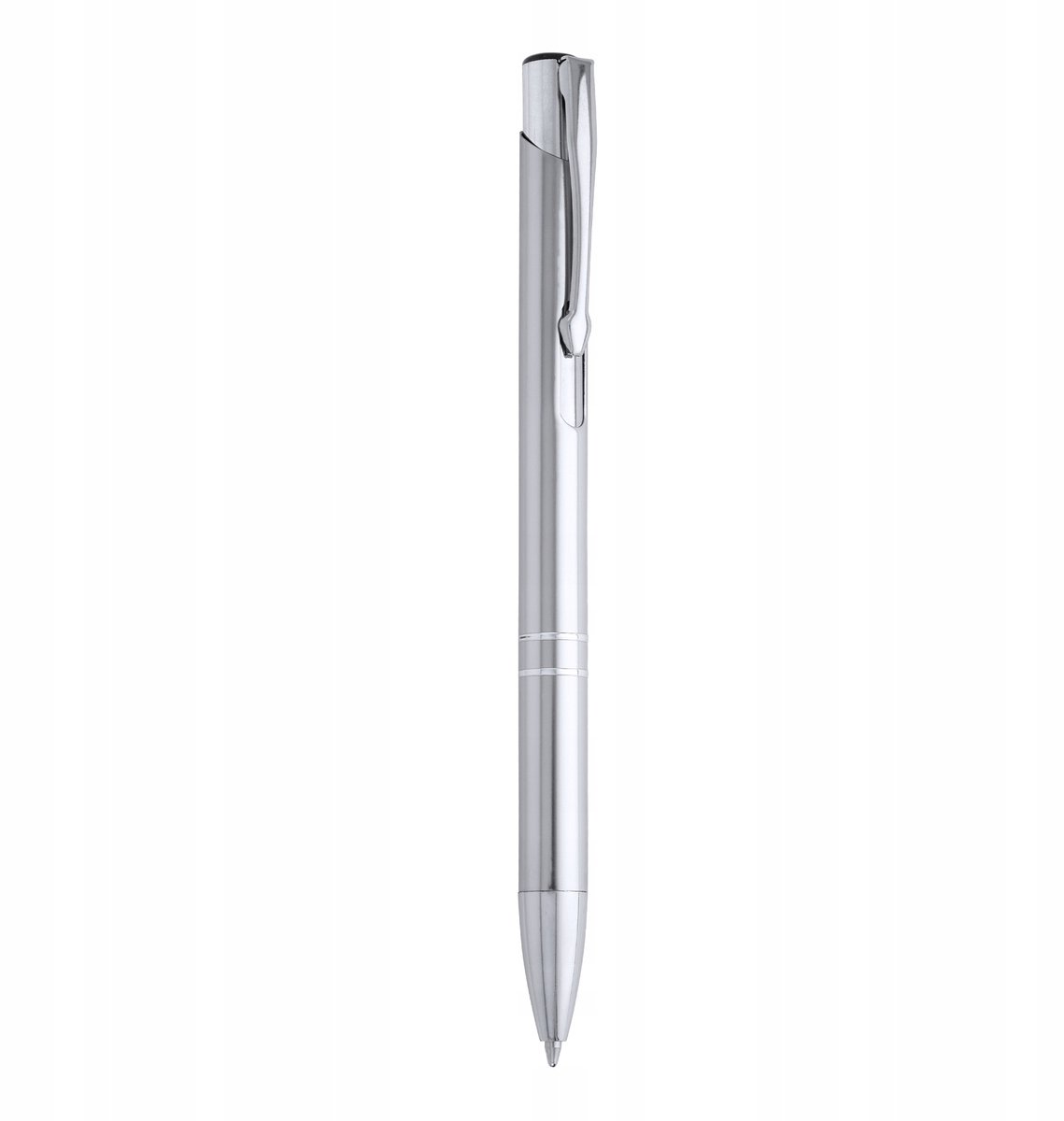 Premium Aluminium Pen met Jumbo Vulling - Zilver
