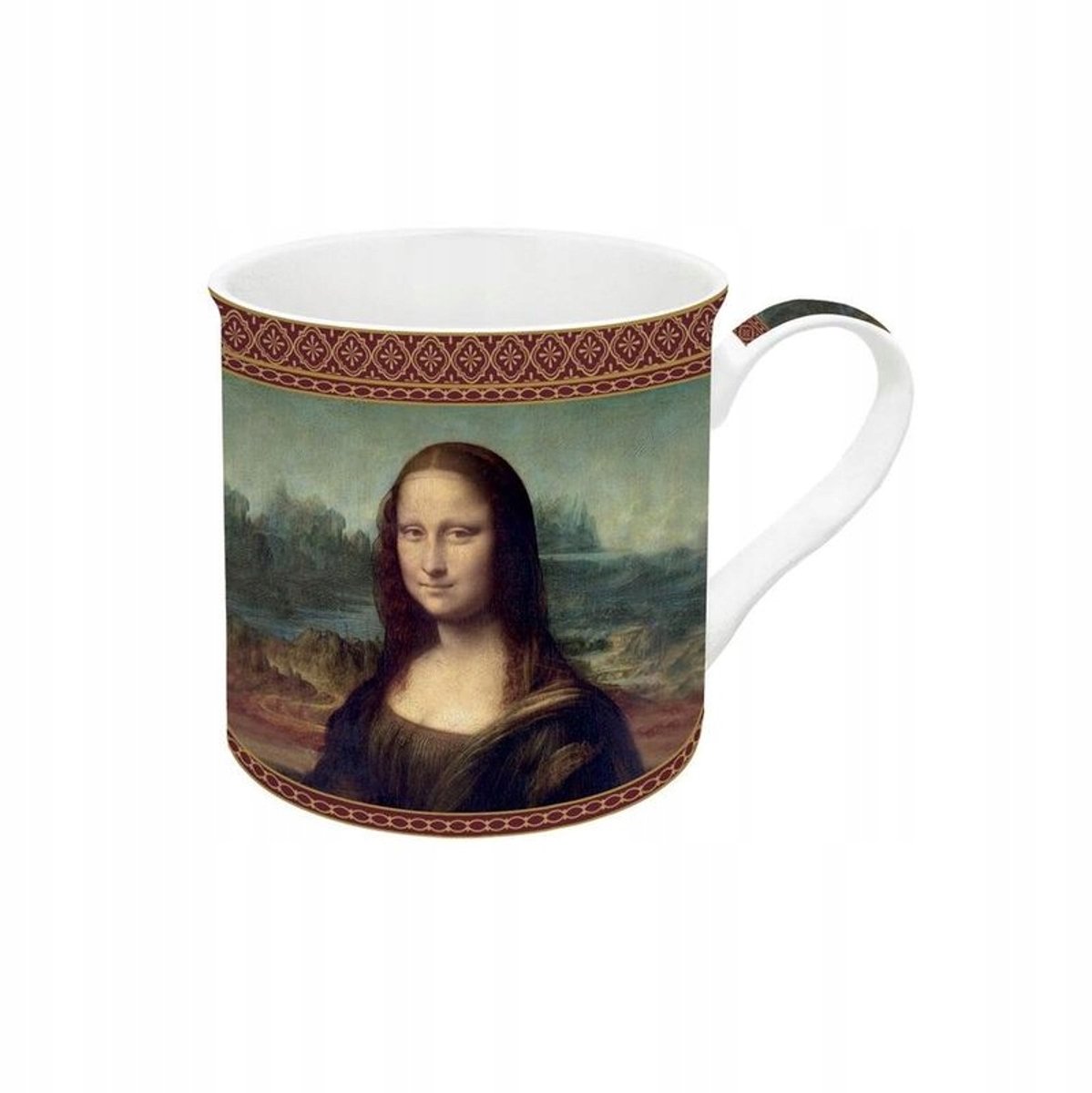 Porseleinen Mok Leonardo da Vinci Mona Lisa - Kunstcollectie