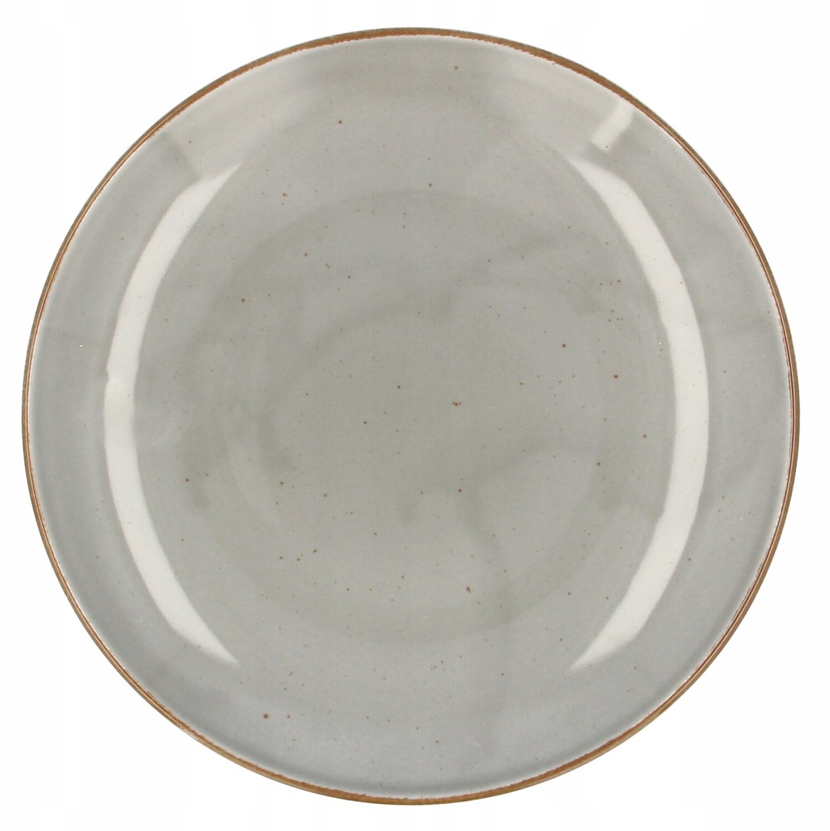 Lubiana Art Plat Bord 28 cm Grijs - Modern Design Porselein