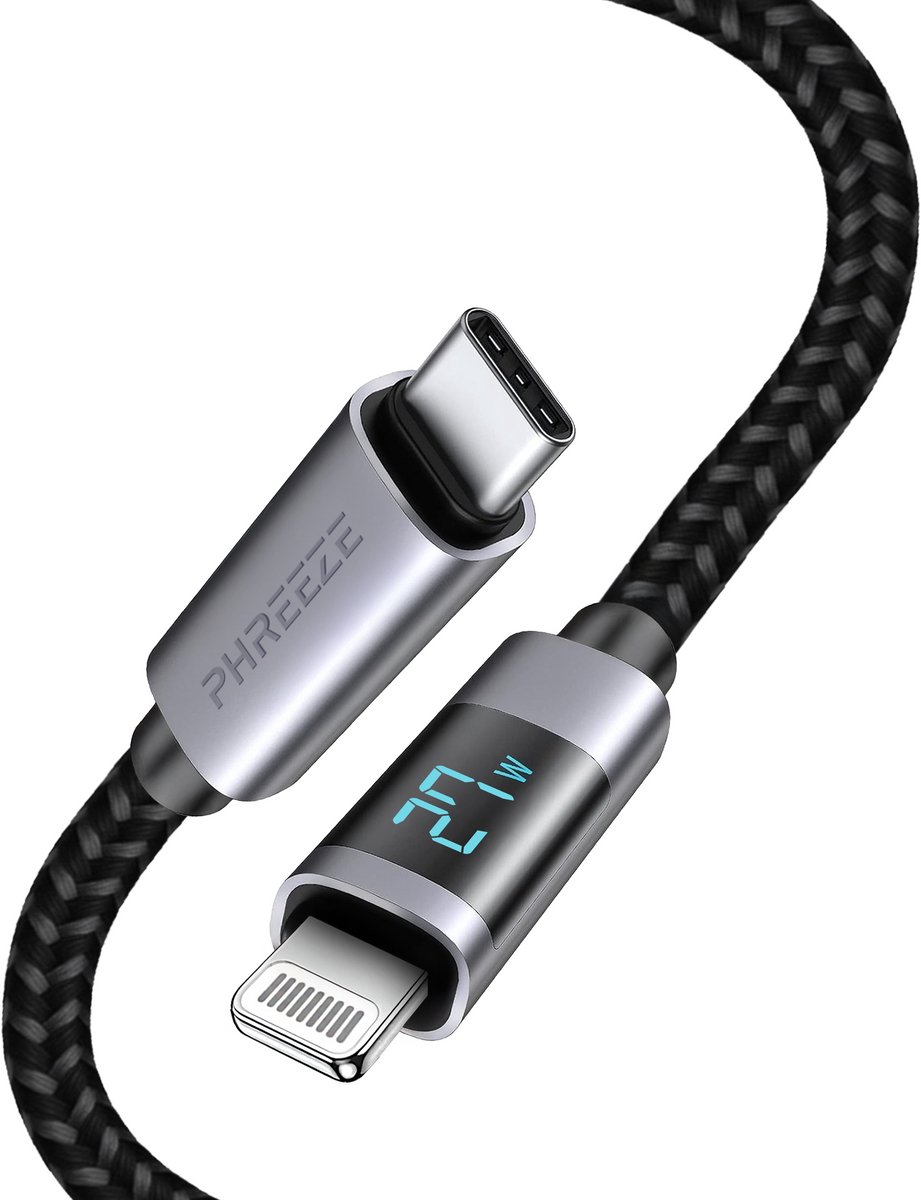 Oplader kabel geschikt voor iPhone met Lightning - Oplaadkabel - Lader kabel