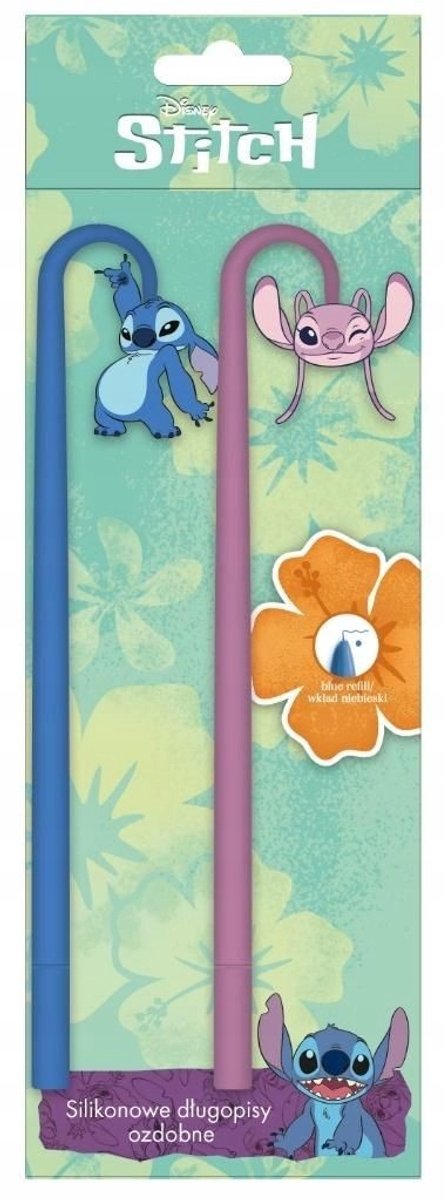 Disney Lilo & Stitch Siliconen Pennen 2 Stuks