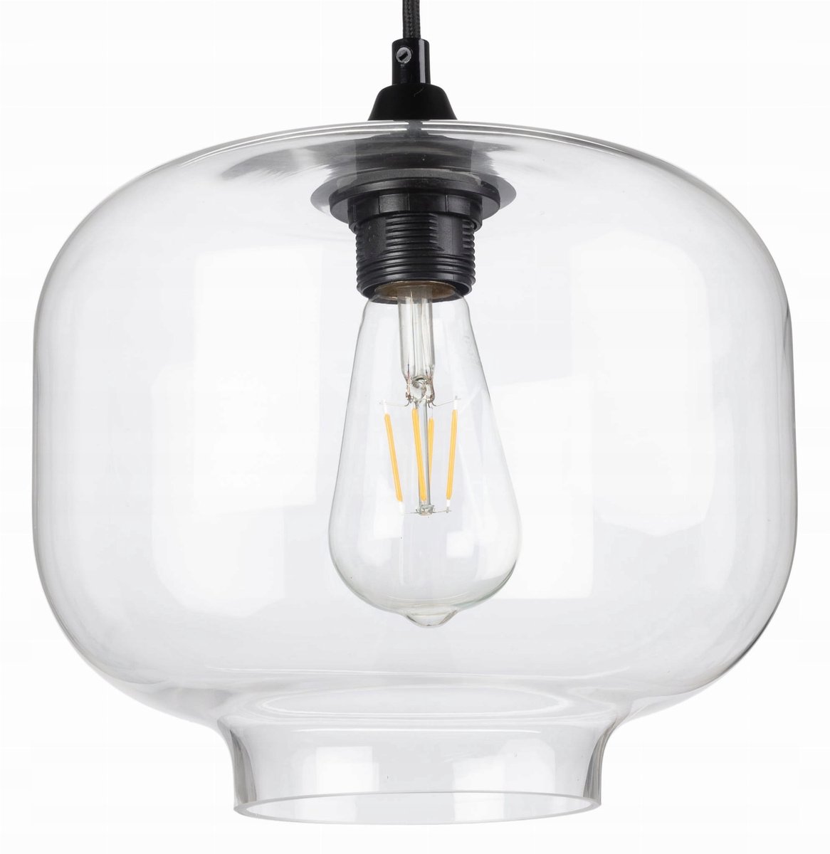 Cairo 2 Transparante Glazen Hanglamp - Modern Design