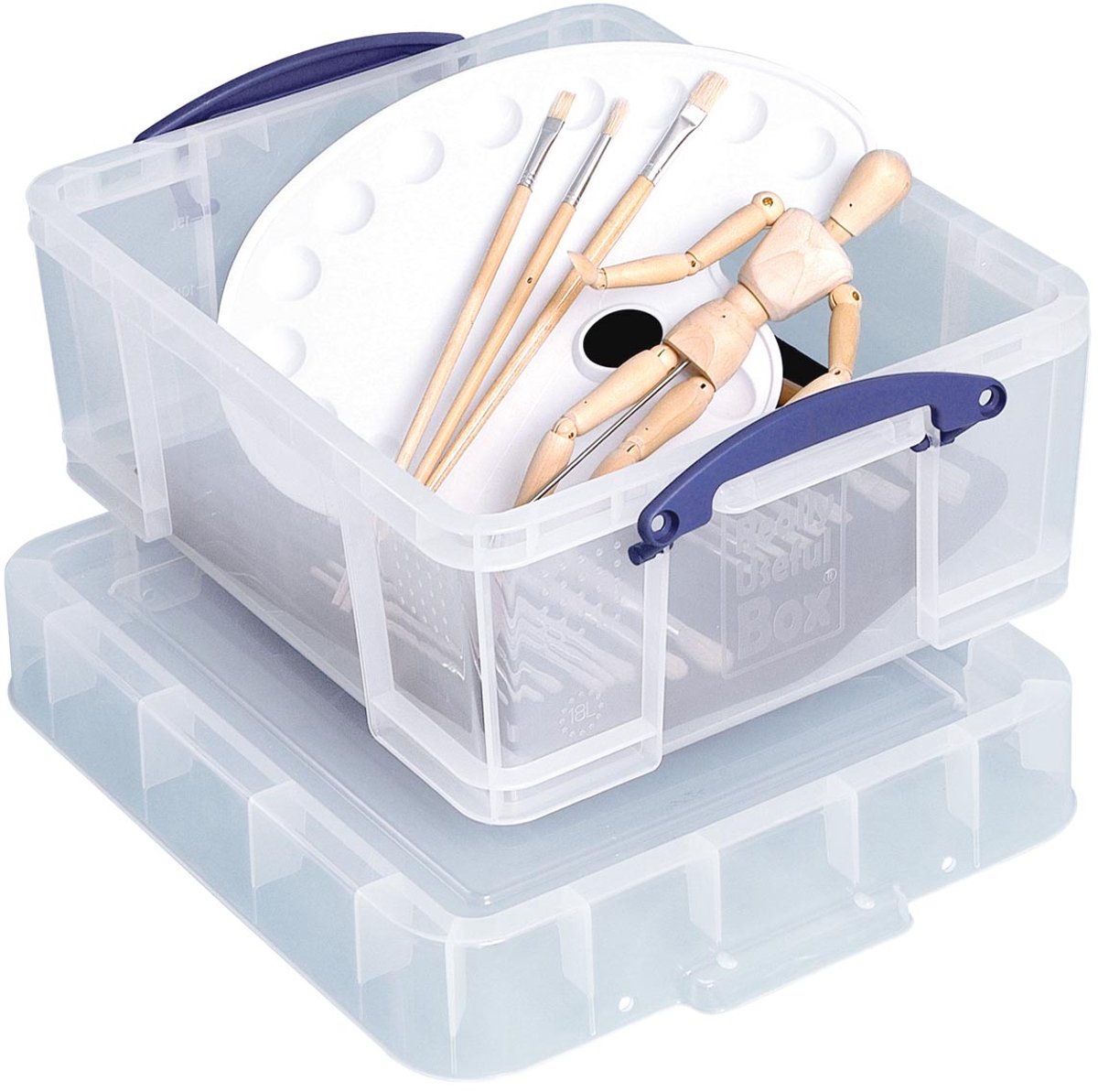 Really Useful Box opbergdoos 18 liter XL transparant