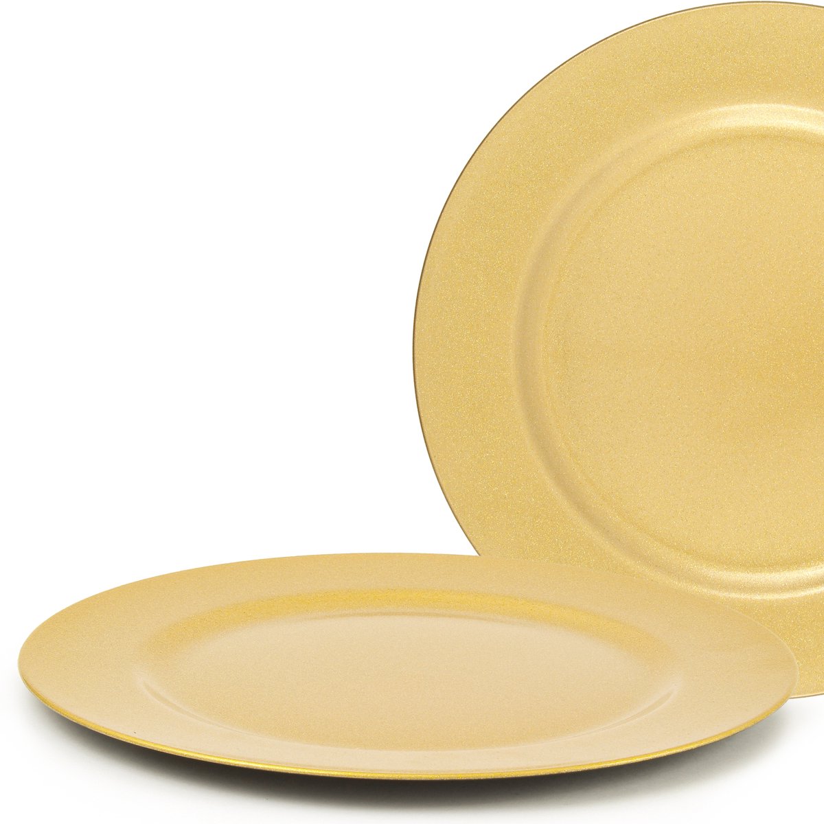 Gouden Decoratieve Onderschotel Glamour Stijl - 1 Stuk