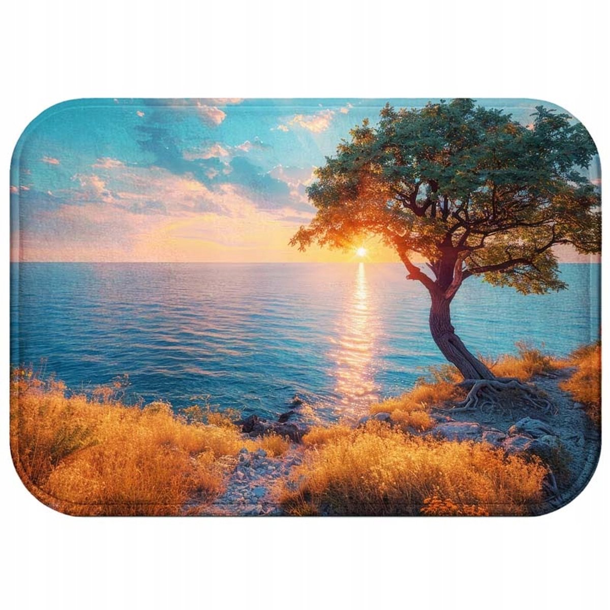 Zachte Antislip Badmat 60x40cm - Sneldrogend & Wasbaar
