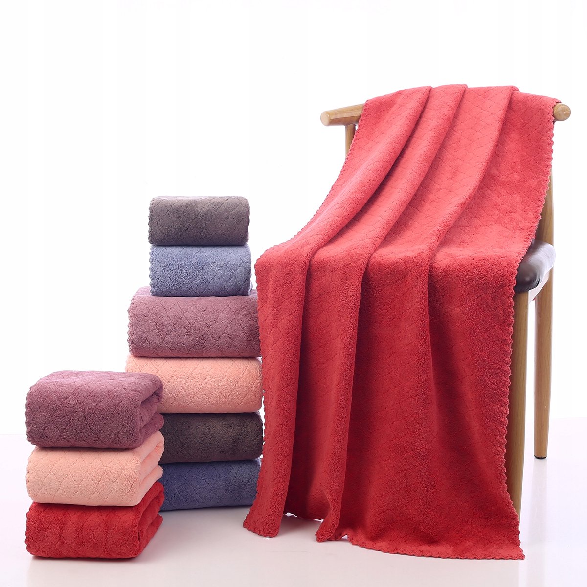 Zachte Microvezel Handdoek 50x100cm - Diverse cartridges & kleuren