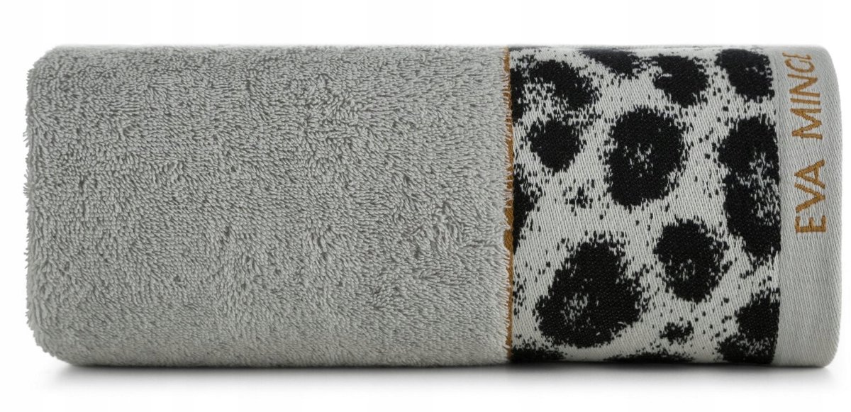 Zilveren Handdoek Eva 50x90 cm - Luxe Katoen 500 GSM