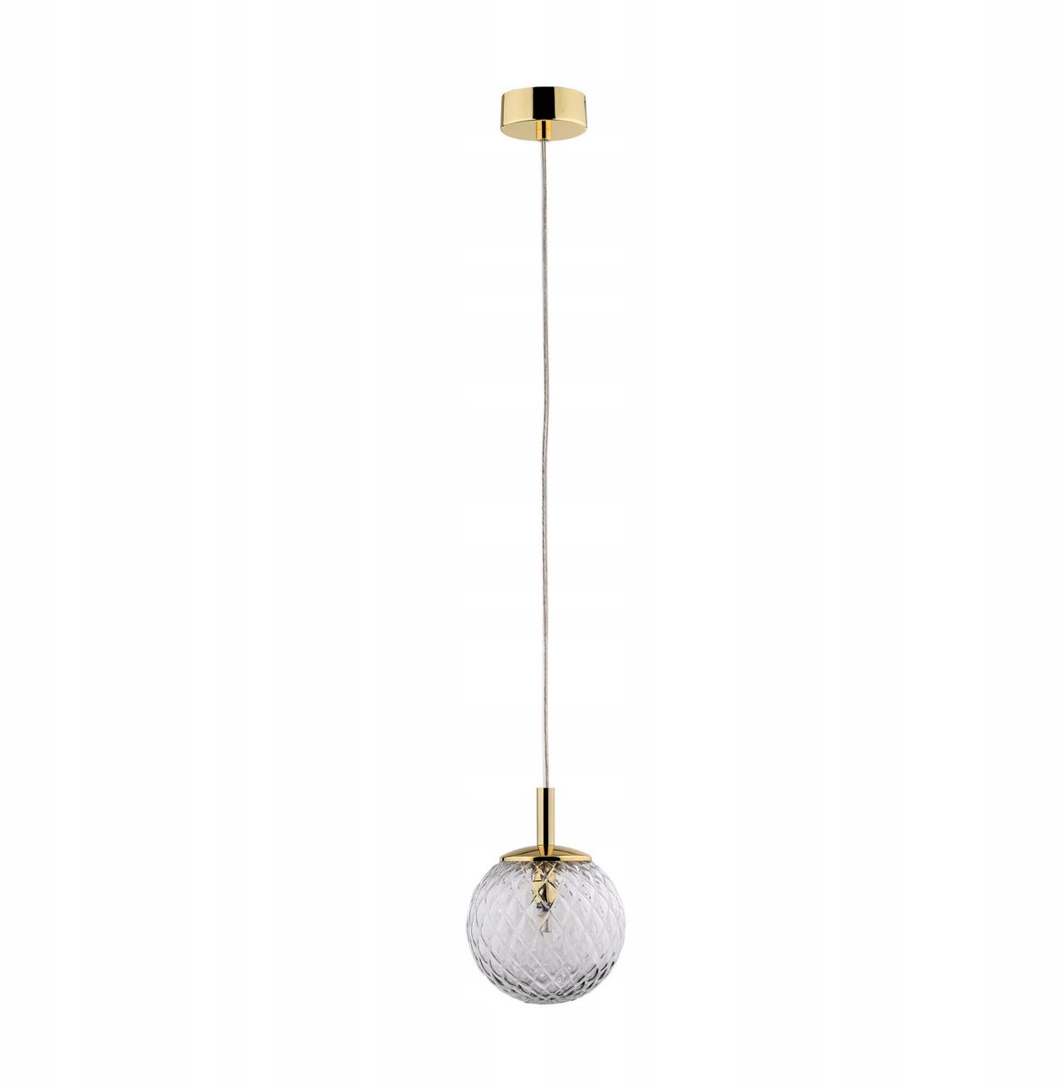 Hanglamp Cadix G9 14cm Goud Glas Structuur
