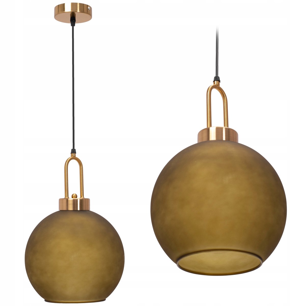 APP627 Grijze Glazen Hanglamp E27 60W