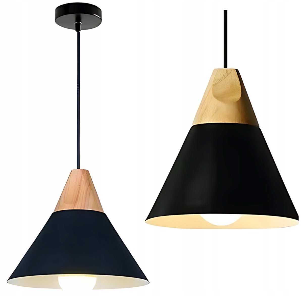 Zwarte Hanglamp Metala Hot Scandin C - Moderne Stibllvols