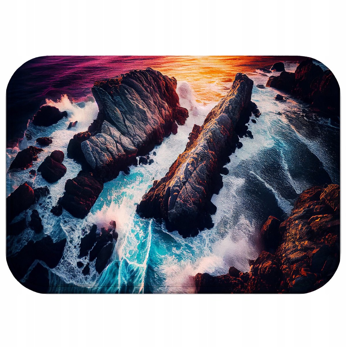 Badkamermat 40x60cm - Sneldrogend, antislip & waterdicht