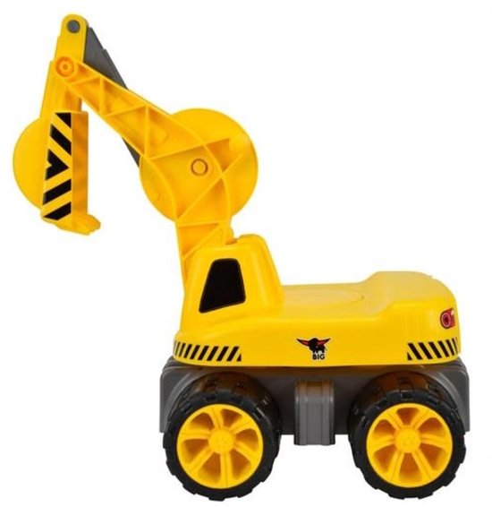 BIG - Power Worker Maxi Graafmachine - Loopauto - Werkvoertuig - 50kg belastbaar - vanaf 3 jaar - Buitenspeelgoed