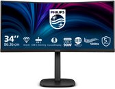 Écran d'ordinateur Philips série 3000 34B2U3600C/00 86,4 cm (34") 3440 x 1440 pixels Wide Quad HD LCD Zwart