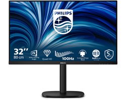 Philips 3000 series 32B2N3500/00 computer monitor 80 cm (31.5") 2560 x 1440 Pixels Quad HD LCD Zwart