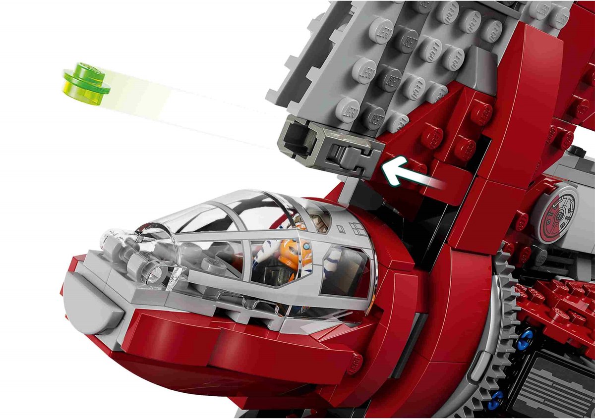 LEGO Star Wars Ahsoka Tano's T-6 Jedi shuttle Bouwbaar Ruimteschip - 75362 — afbeelding 25
