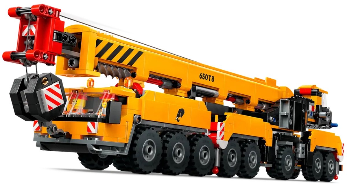 LEGO City Gele mobiele bouwkraan speelgoedset - 60409 — afbeelding 20