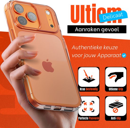 Coque adaptée à iPhone 17 Pro Max coque transparente antichoc