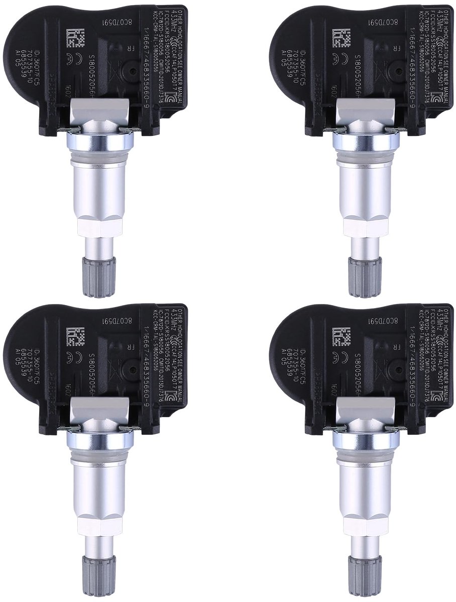 4x RDKS Bandenspanning Sensor 36106881890 - Geschikt voor 3 Serie F30 F31, 4 Serie, X1 F48, M3 F80