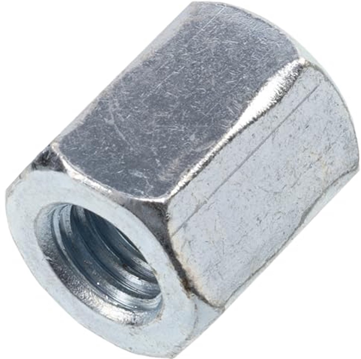 C74471 - Set van 10 hex verbindingmoeren - M10 x 20 mm - Galvaniseerd staal