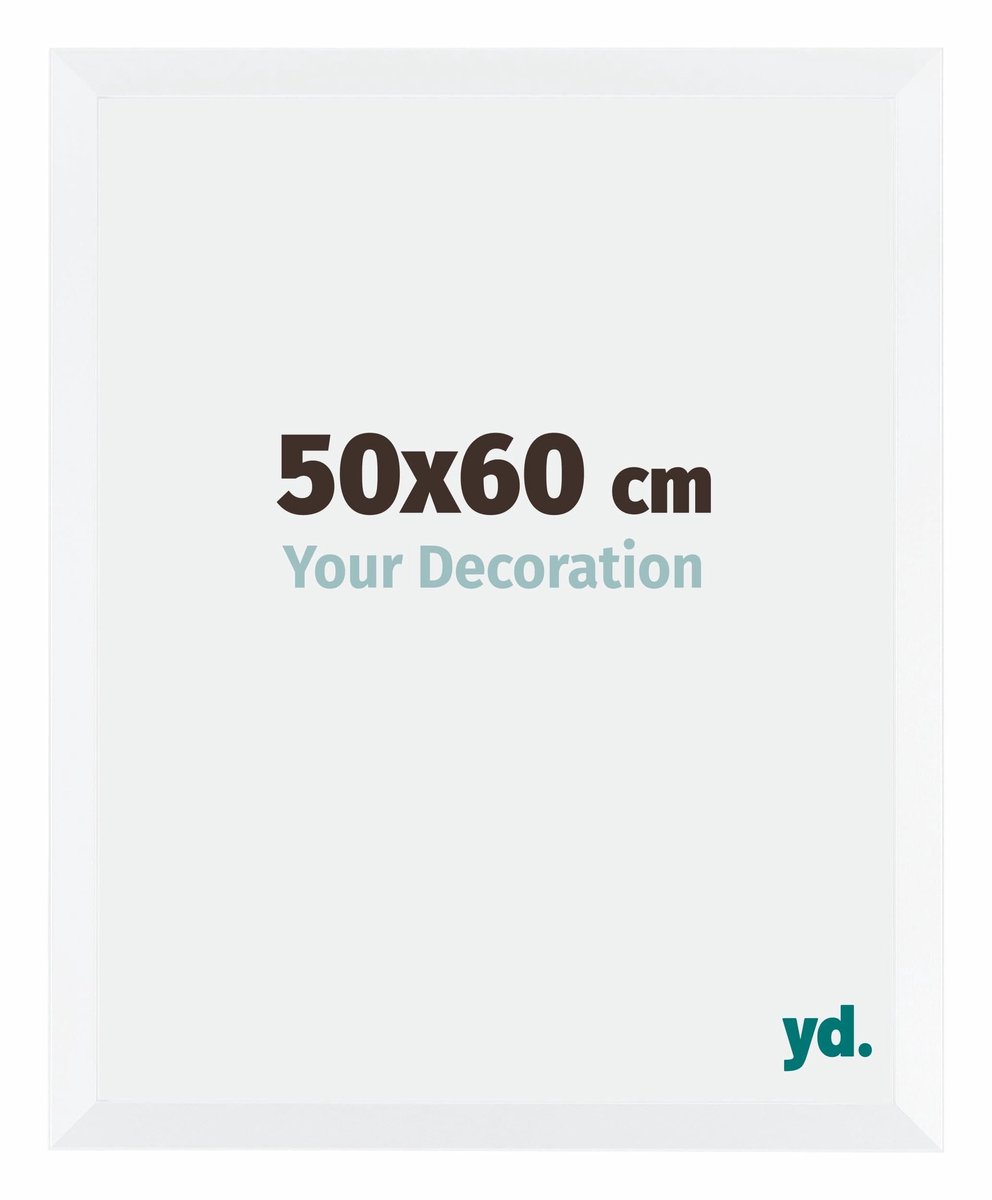 yd. Your Decoration - Fotolijst 50x60 cm - MDF - Wit Mat - Catania