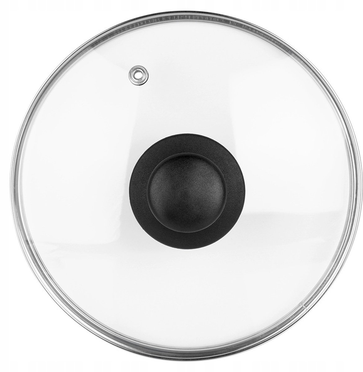 Universele Glazen Pan Deksel met Ventiel - 18 cm