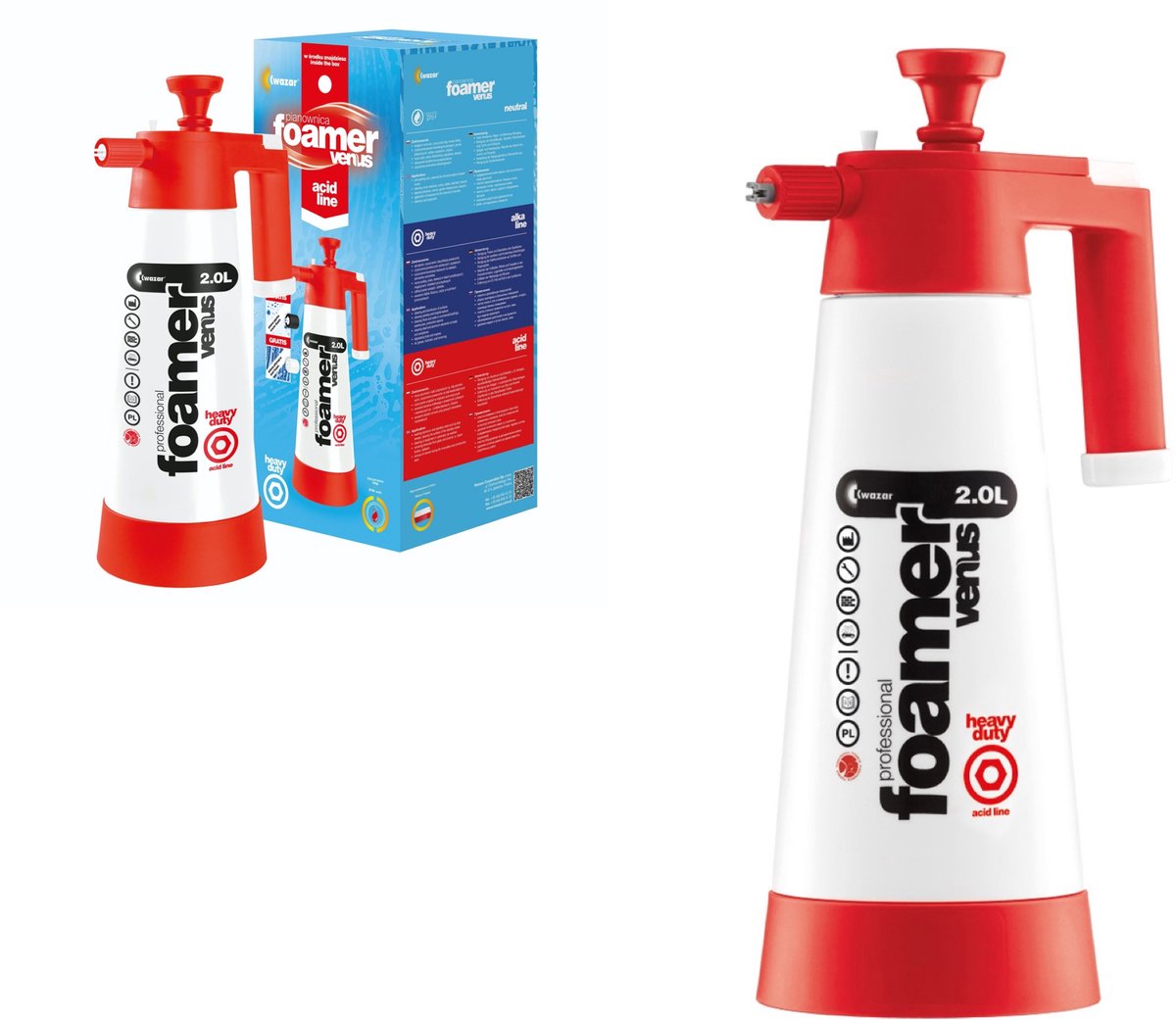 Kwazar Venus Foamer Acid Line 2L: Voor de beste bescherming