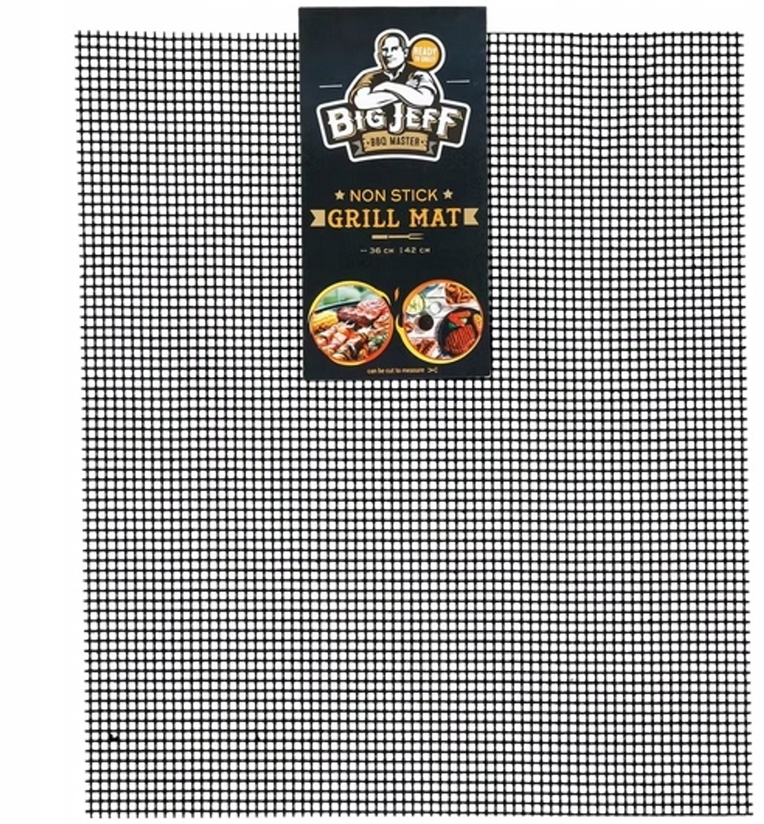 Grillmat Anti-aanbak 42x36cm - Herbruikbaar & Vaatwasmachinebestendig