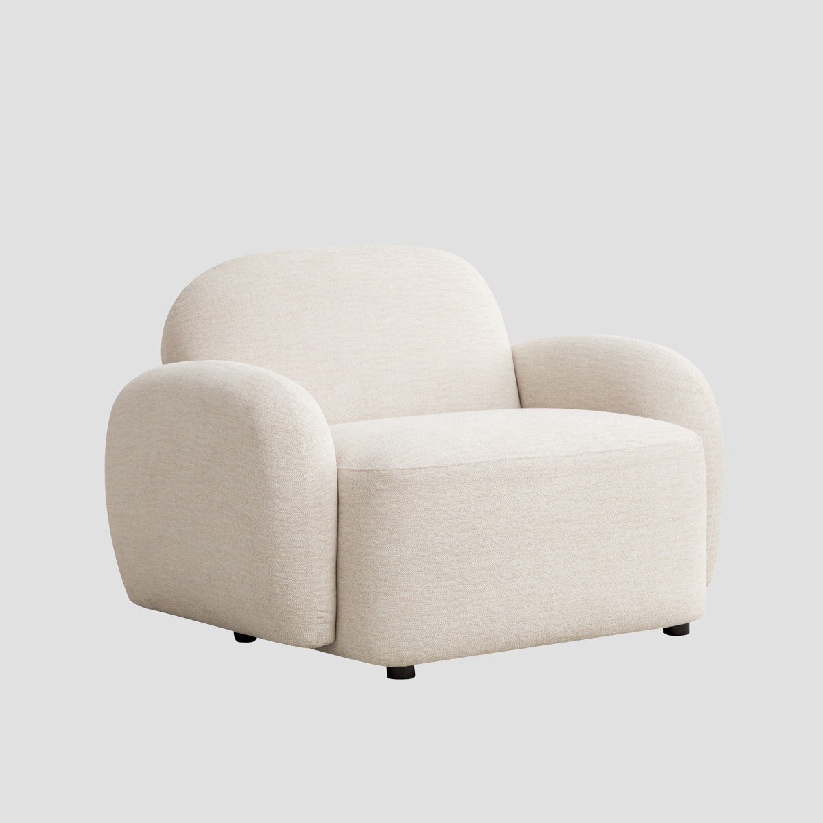 Homla Armchair - HELMI - Ecru - 108x87x73 cm