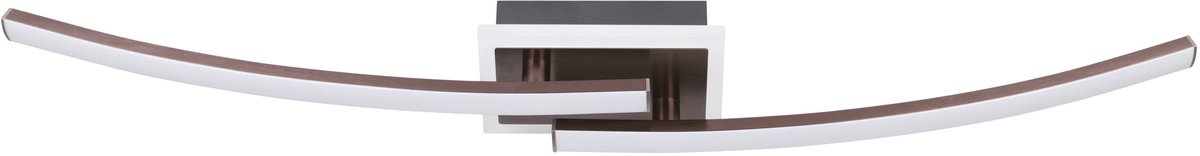 EGLO Lungolago Plafondlamp - LED - 75 cm - Brons/Wit
