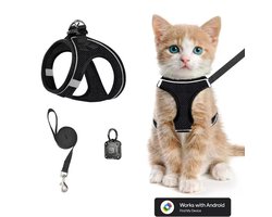 Top 10 kattentuigjes, kattenhalsbanden en riemen 2026: BlueTime kattenharnas met riem en tagcase