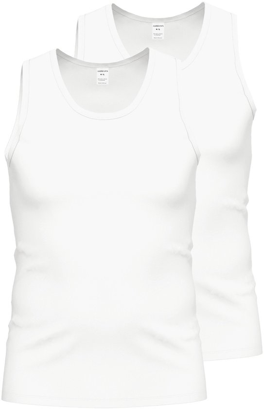 Ammann Lot de 2 chemises / maillots de corps athlétiques pour hommes MicroModal