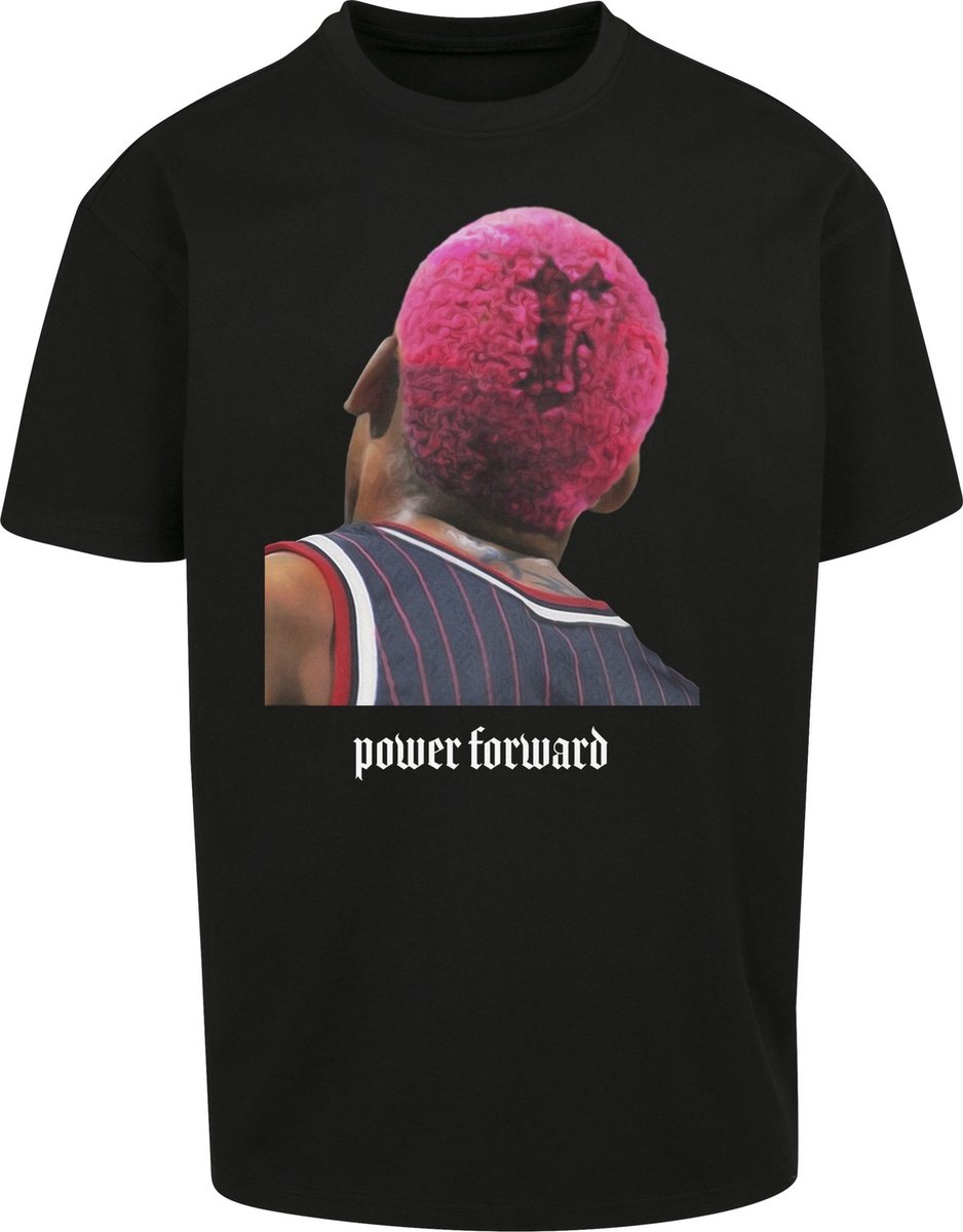 Mister Tee Power Forward Oversize Heren T-shirt XXL Zwart