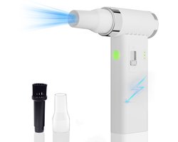 Compressed air Duster -Continuously Variable Speed 110000RPM Electric Air Duster,Rechargeable Cordless Air Blower for Keyboard, PC, Electric Devices Cleaning, Replace Canned Air Compressed Air Cans - wit