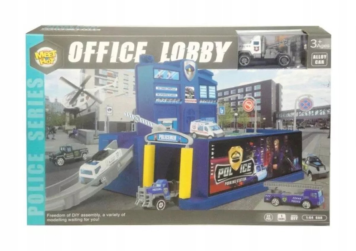 Politiebasisspeelgoed 360x240 mm Zweed met Politiewagen
