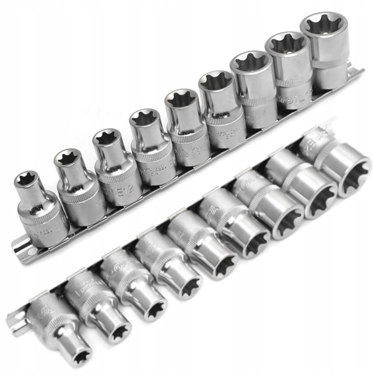 Yato Torx Dop Dop 1/2" Set E10-E24 - 9 Delen
