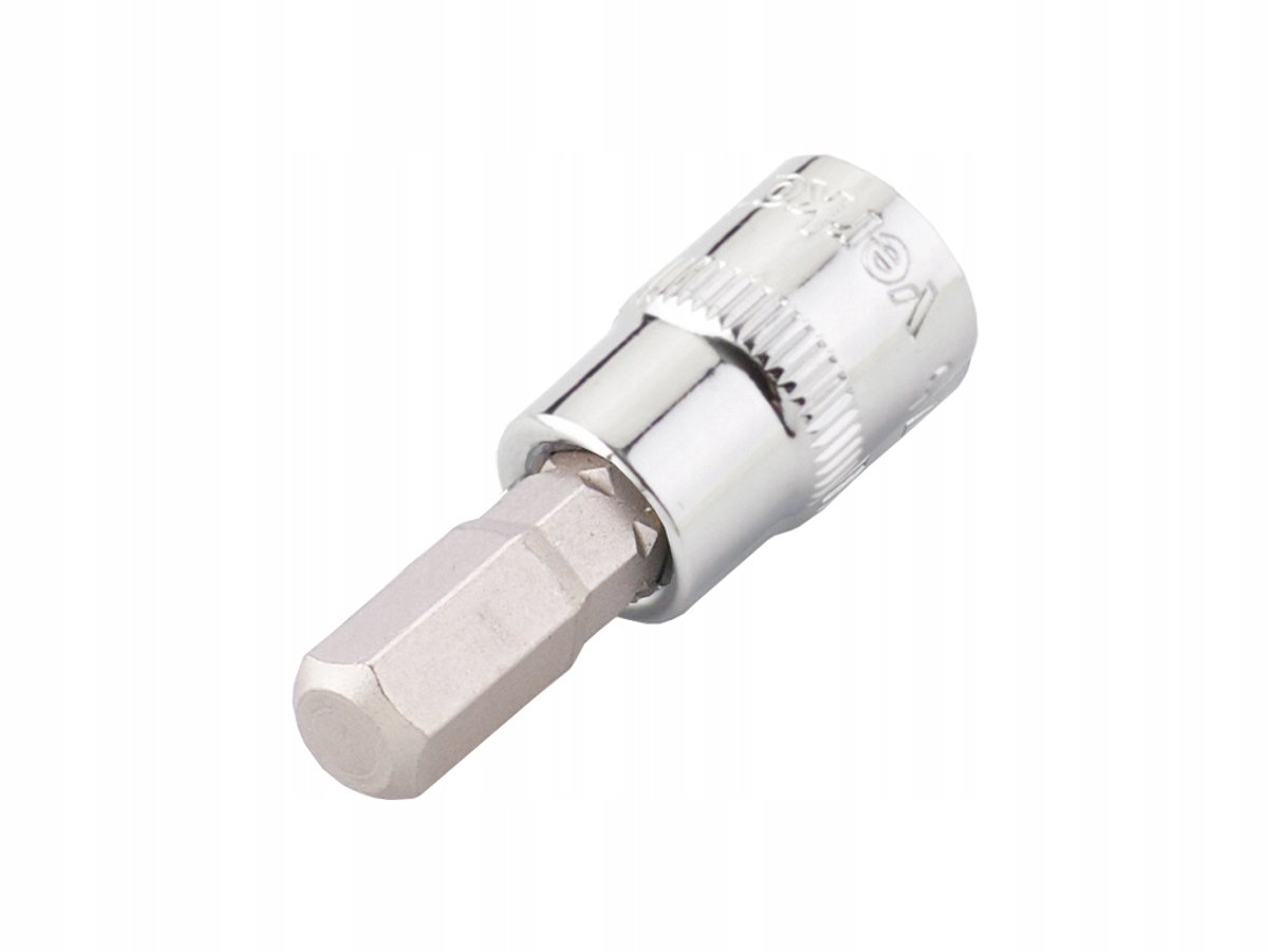 Dopsleutel met 6mm HEX bit, 1/4" aandrijving, 37mm lengte