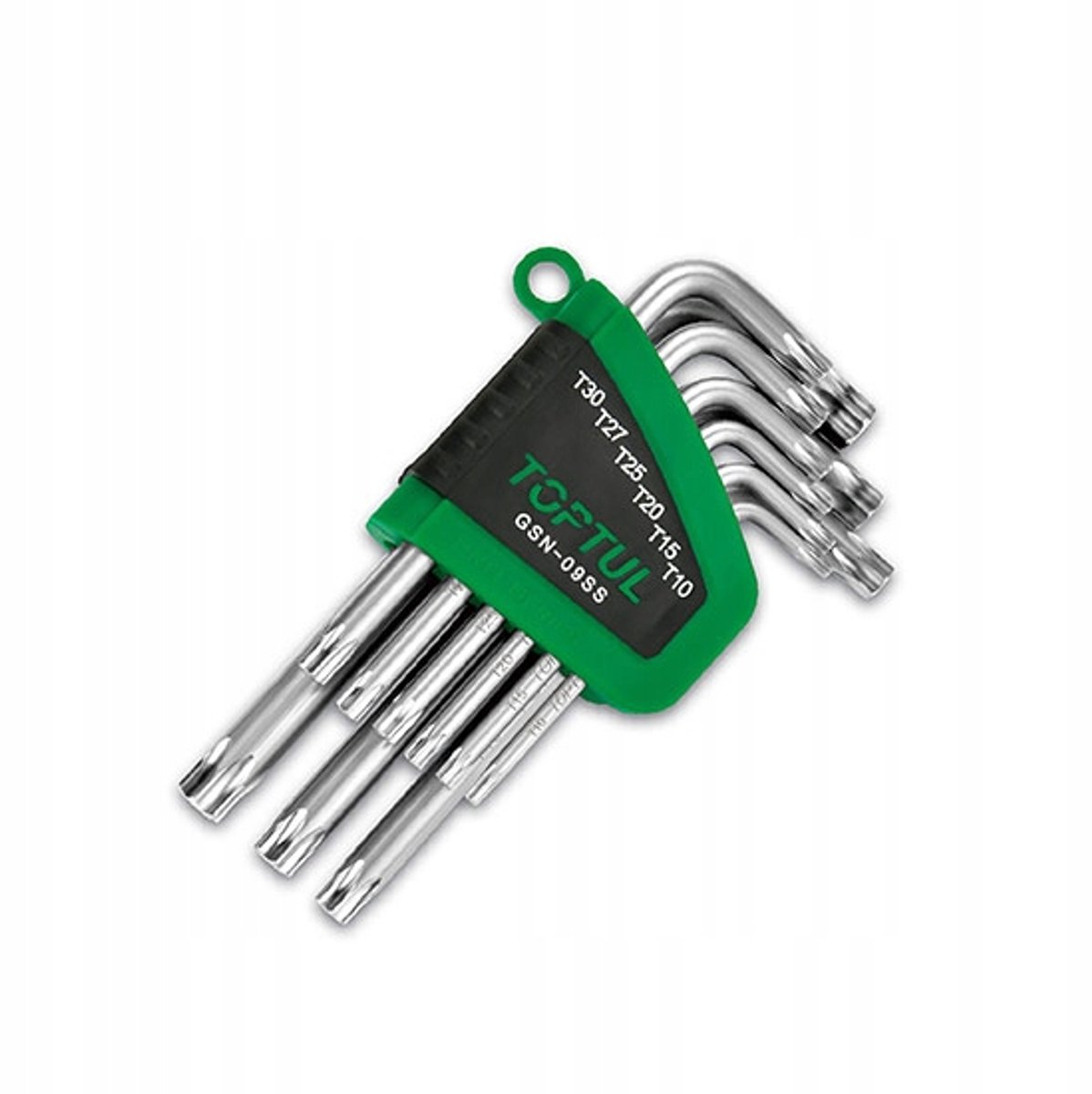 2x TOPTUL Torx inbussleutelset T10-T50 (9-delig)