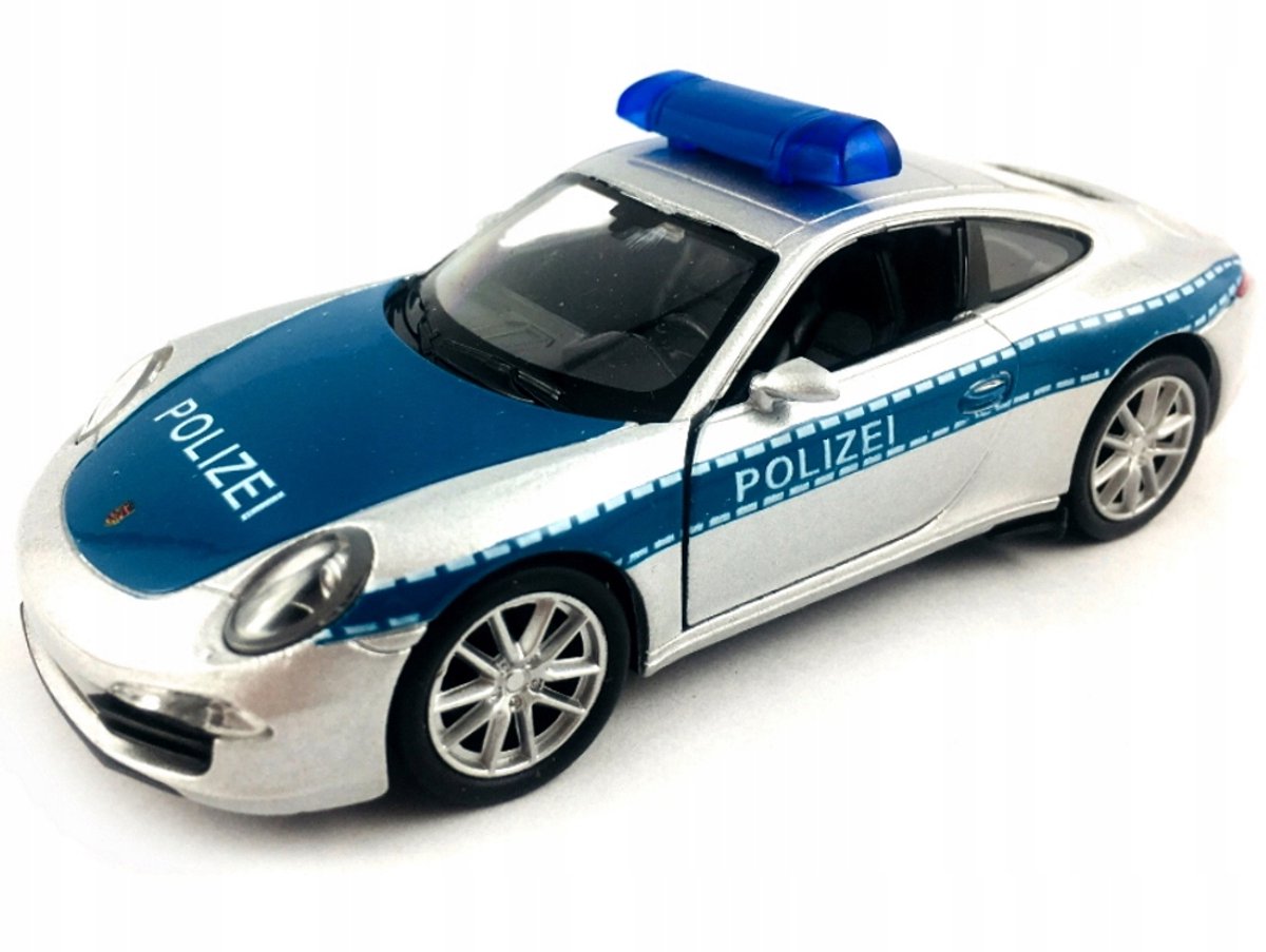 Welly Porsche 911 Carrera S Politie Model Auto Metaal 1:34
