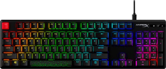 HyperX Alloy Origins PBT Mechanisch Gaming Toetsenbord - US QWERTY - Blauw